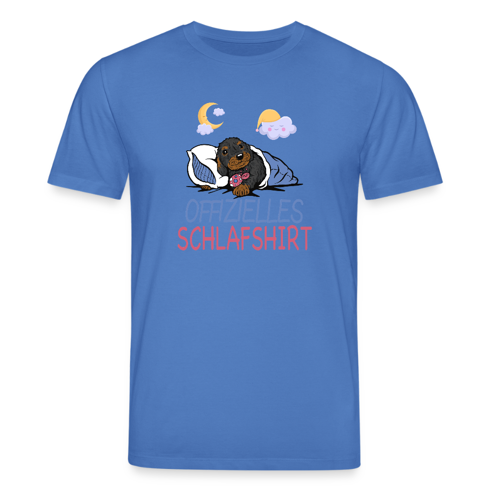 Offizielles Schlafshirt Rauhaardackel Stanley/Stella Unisex Bio-T-Shirt CREATOR - Achtsames Blau