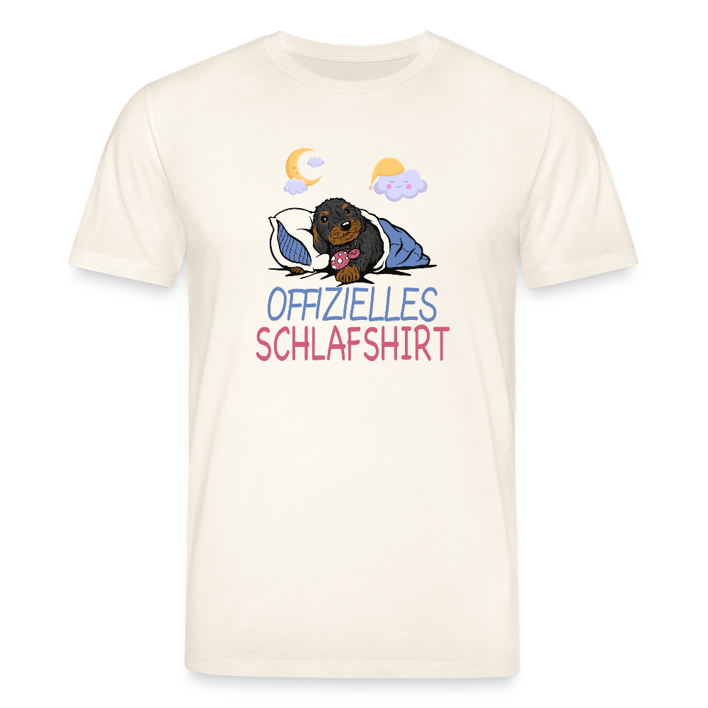 Offizielles Schlafshirt Rauhaardackel Stanley/Stella Unisex Bio-T-Shirt CREATOR - Naturweiß