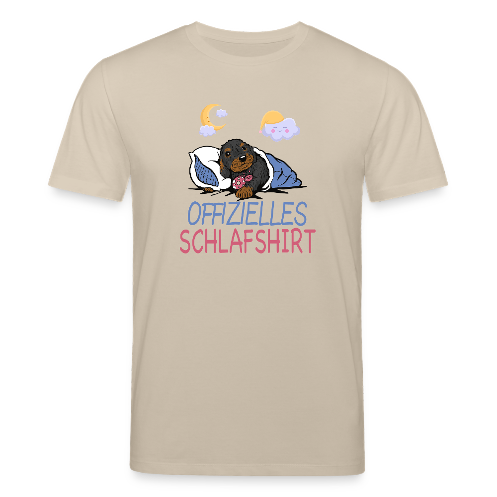 Offizielles Schlafshirt Rauhaardackel Stanley/Stella Unisex Bio-T-Shirt CREATOR - Beige