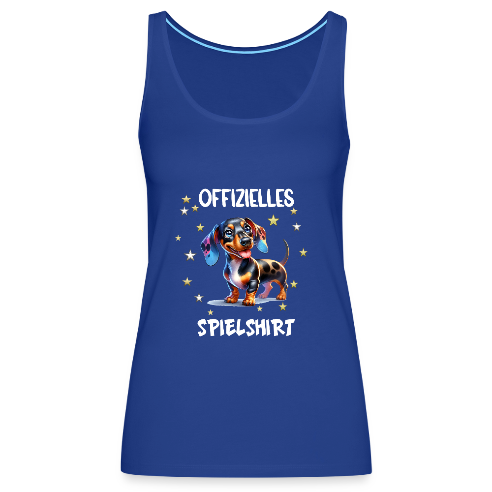 Offizielles Spielshirt Dackel Harlekindackel Frauen Premium Tank Top - Königsblau