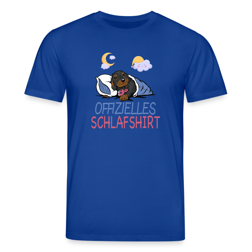 Offizielles Schlafshirt Rauhaardackel Stanley/Stella Unisex Bio-T-Shirt CREATOR - Dunkelblau