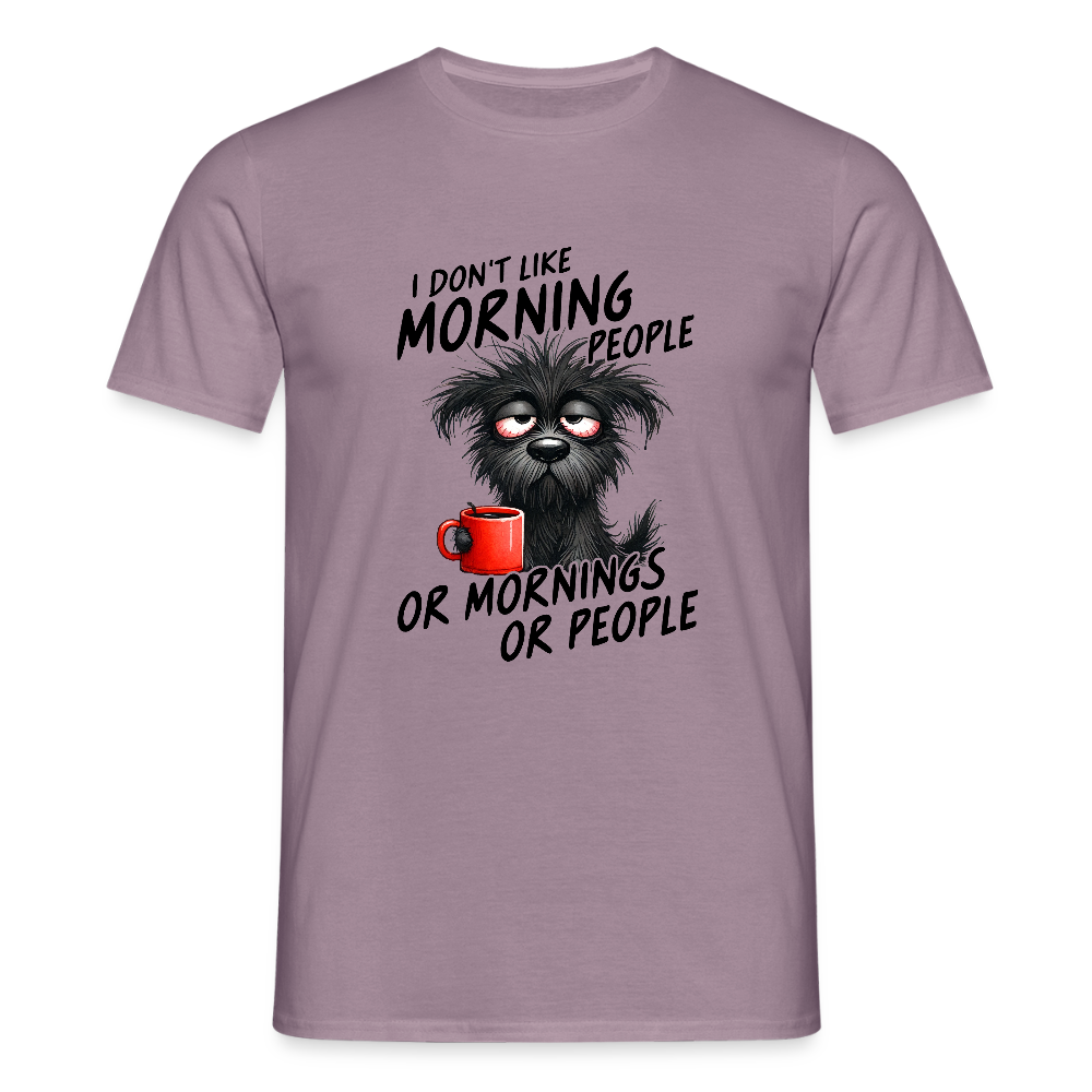 Männer T-Shirt - Lilagrau