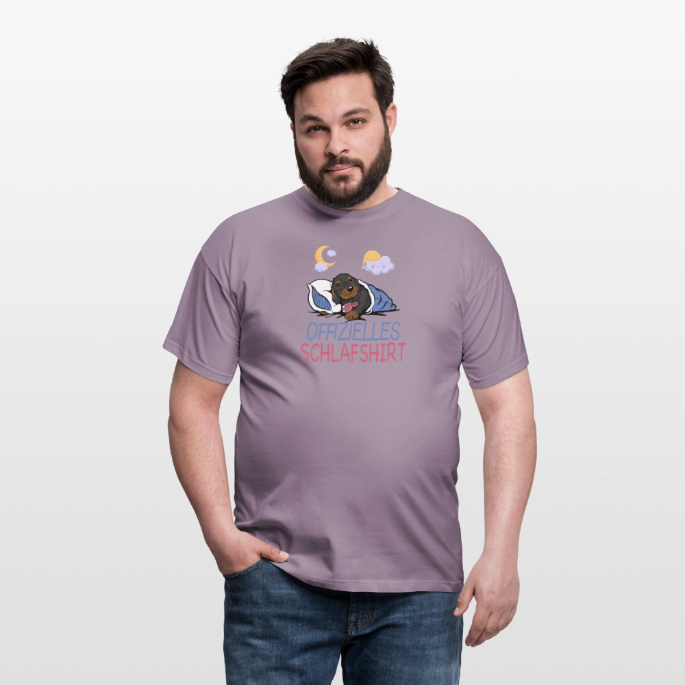 Männer T-Shirt - Lilagrau