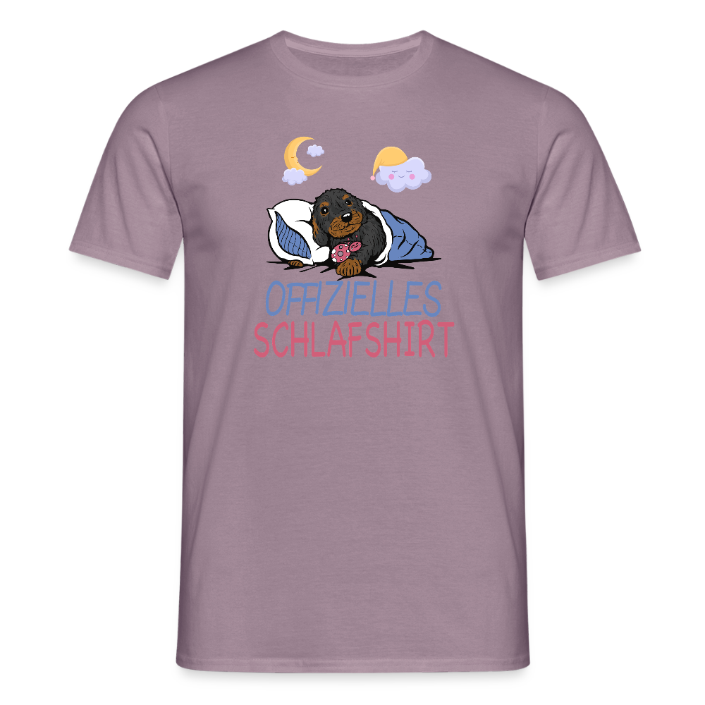Männer T-Shirt - Lilagrau