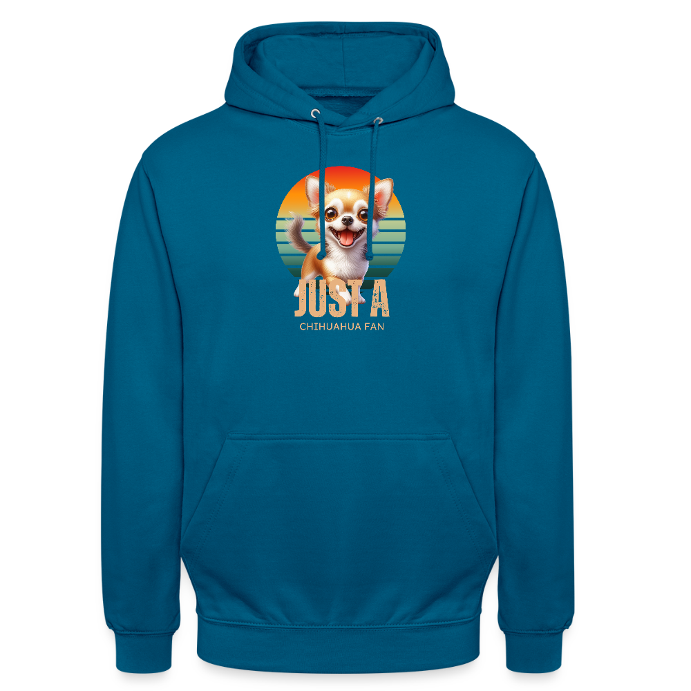Just a Chihuahua Fan Unisex Hoodie - Tiefseeblau