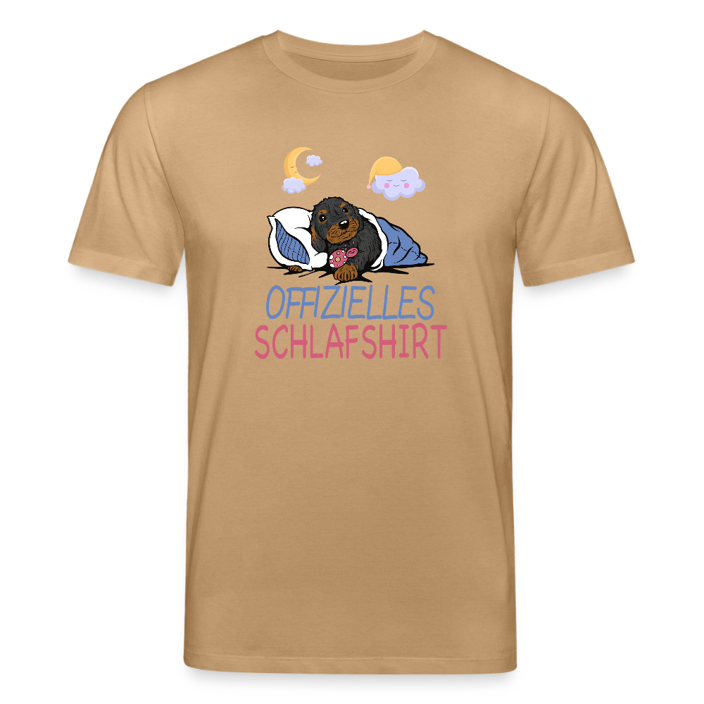 Offizielles Schlafshirt Rauhaardackel Stanley/Stella Unisex Bio-T-Shirt CREATOR - Karamell