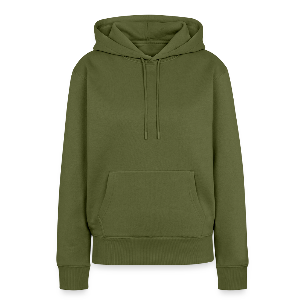 Was ist besser als ein Dackel? Zwei Dackel Rückendruck Frauen Bio Hoodie - Khaki
