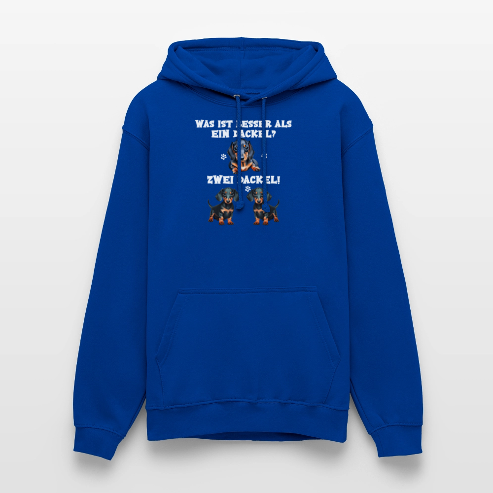 Was ist besser als ein Dackel? Zwei Dackel Unisex Hoodie - Royalblau