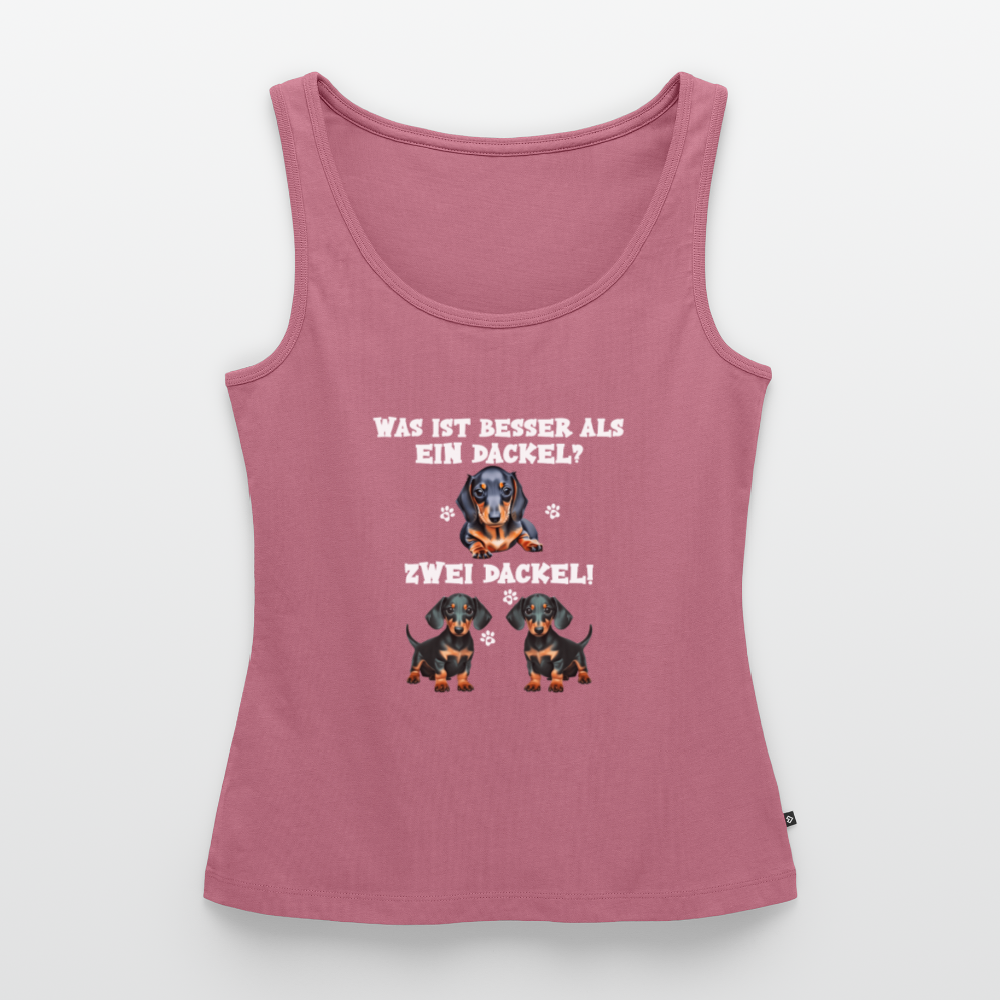 Was ist besser als ein Dackel? Zwei Dackel Frauen Premium Tank Top - Mauve