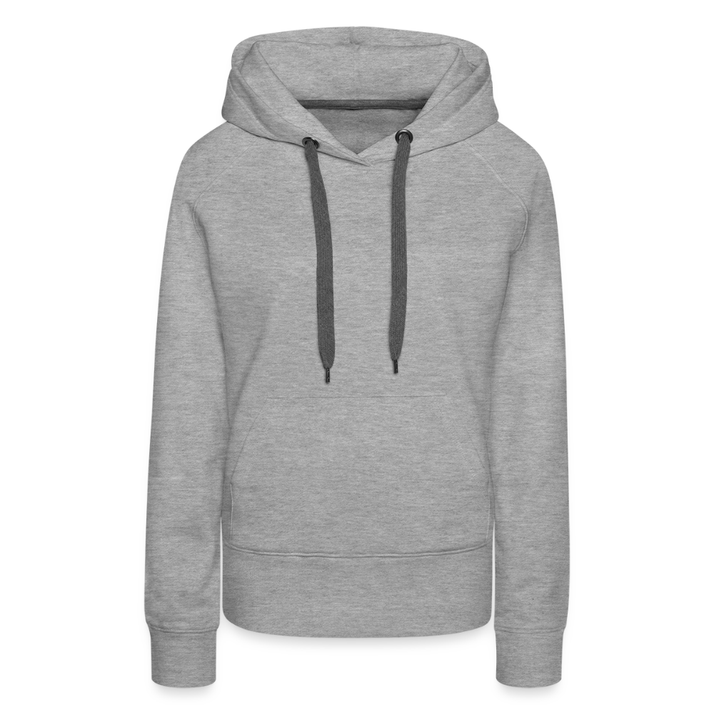 Was ist besser als ein Dackel? Zwei Dackel Rückendruck Frauen Bio Hoodie - Grau meliert