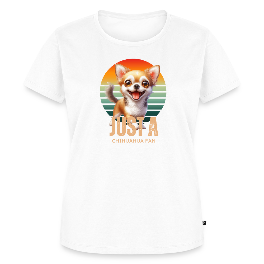 Just a Chihuahua Fan Frauen Premium T-Shirt - Weiß