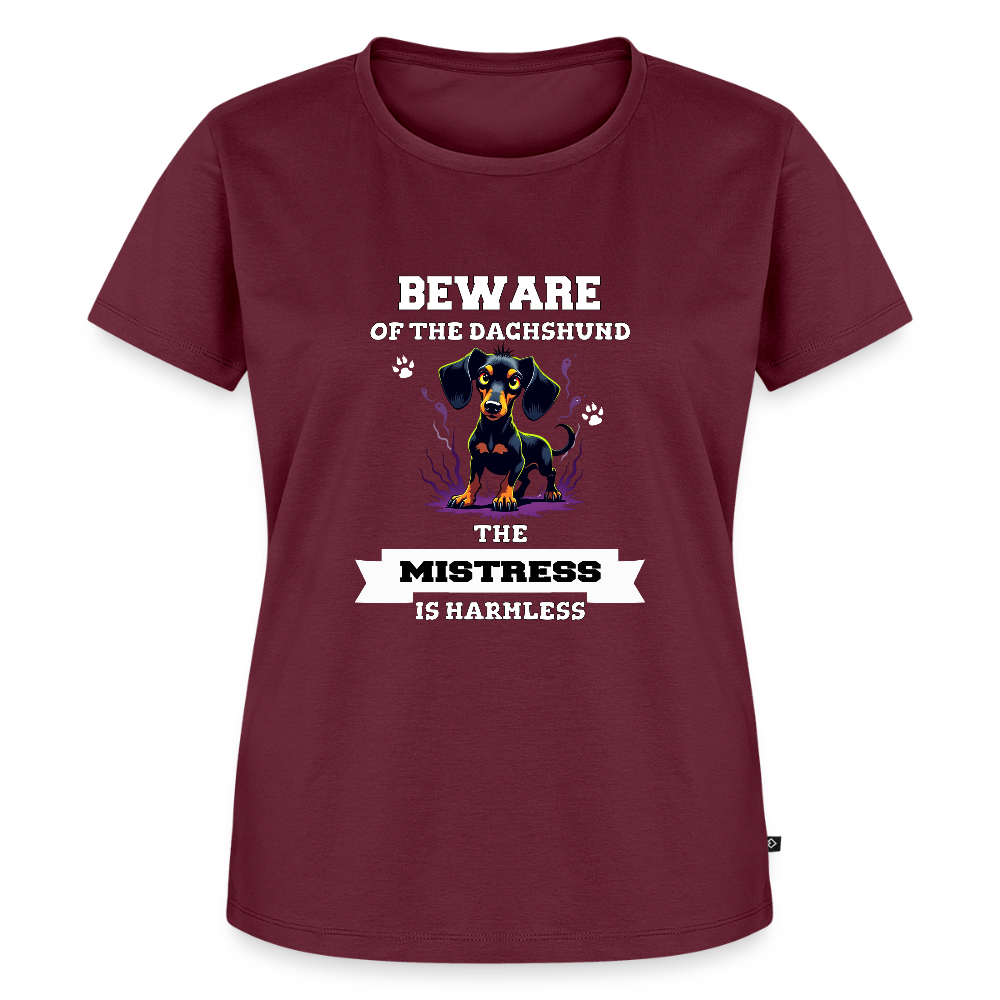 Frauen Premium T-Shirt - Burgunderrot