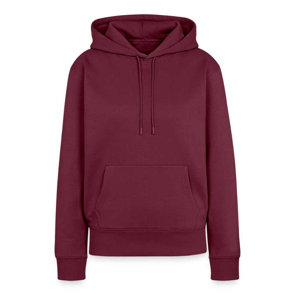 Was ist besser als ein Dackel? Zwei Dackel Rückendruck Frauen Bio Hoodie - Burgunderrot