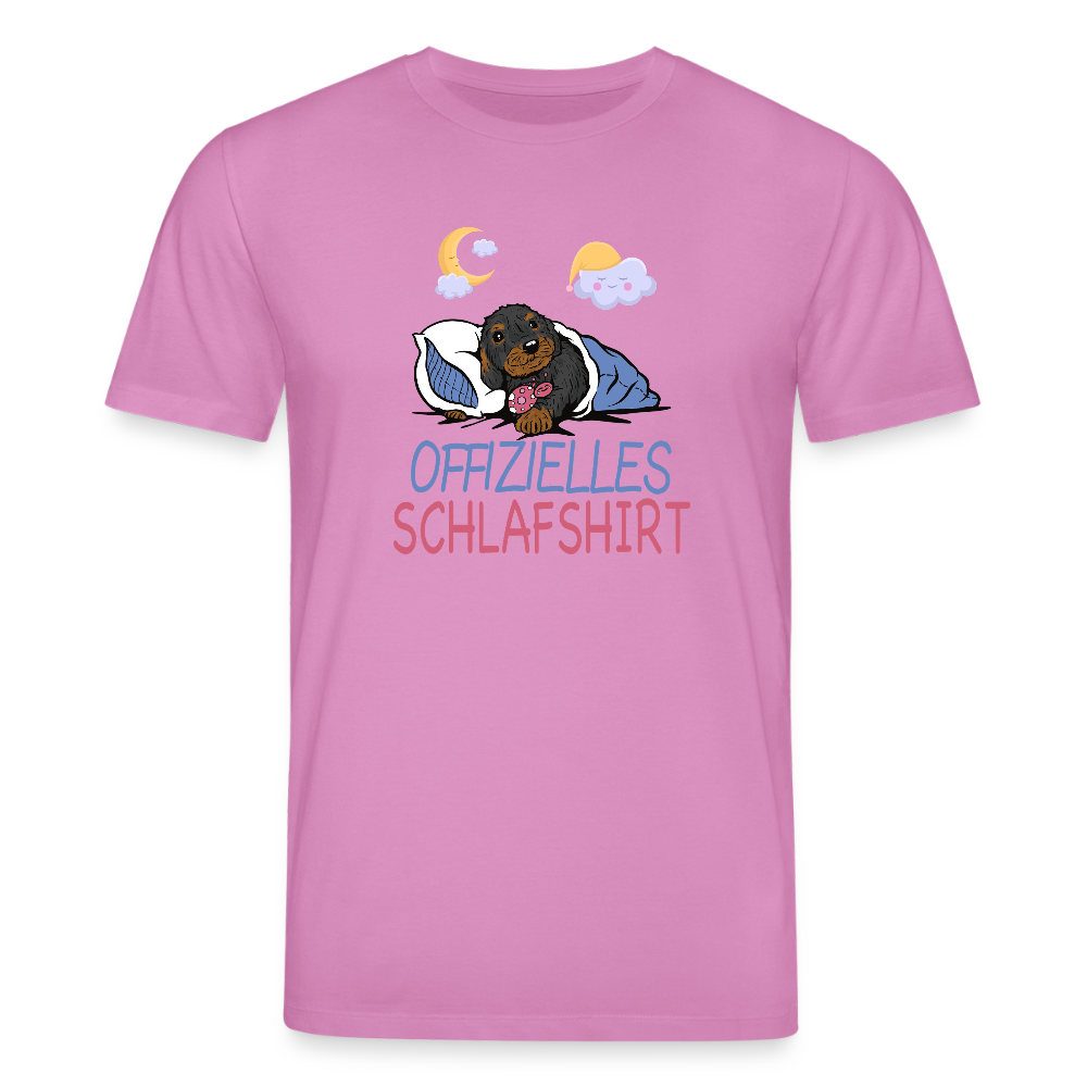 Offizielles Schlafshirt Rauhaardackel Stanley/Stella Unisex Bio-T-Shirt CREATOR - Pink