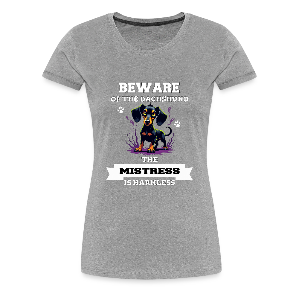 Frauen Premium T-Shirt - Grau meliert