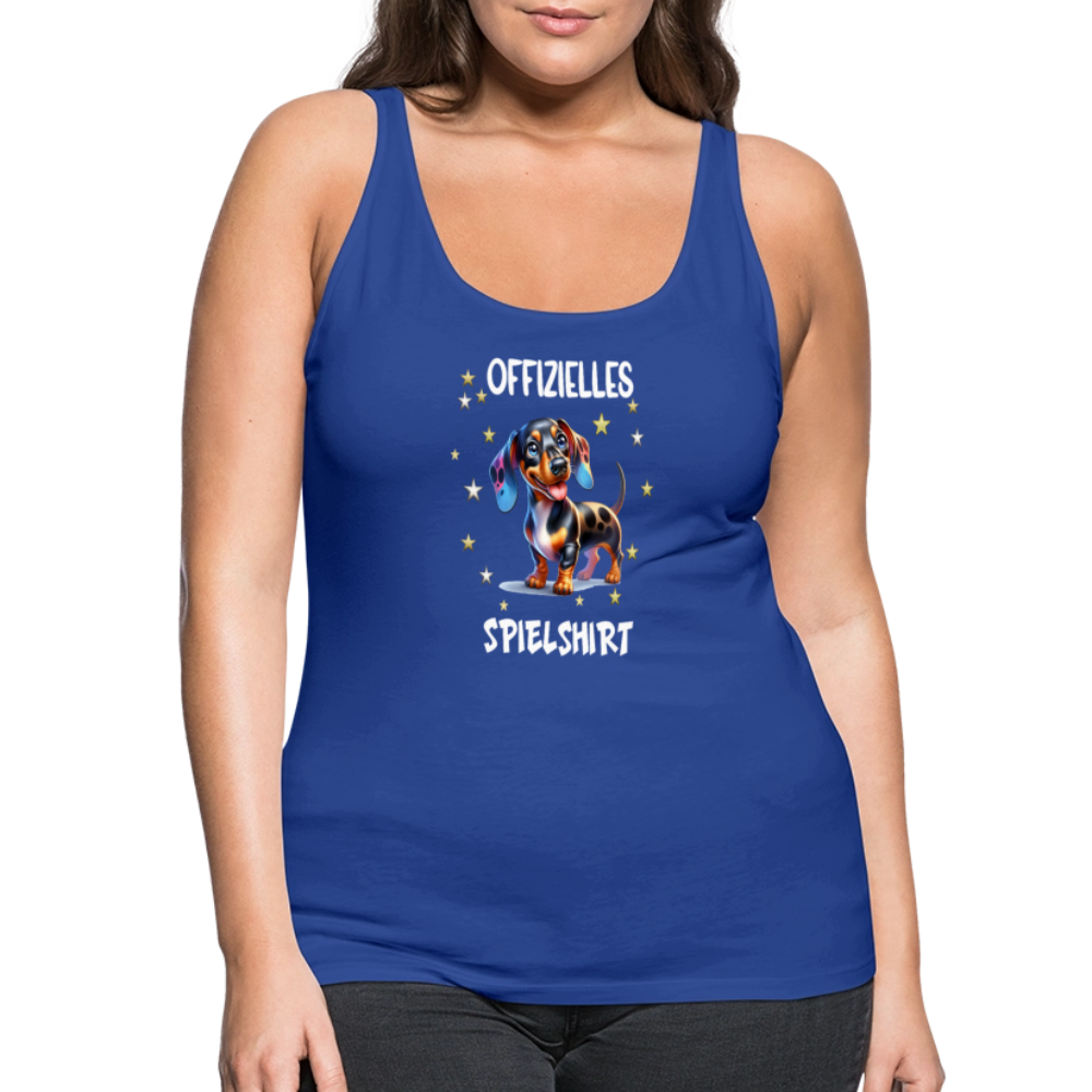 Offizielles Spielshirt Dackel Harlekindackel Frauen Premium Tank Top - Königsblau