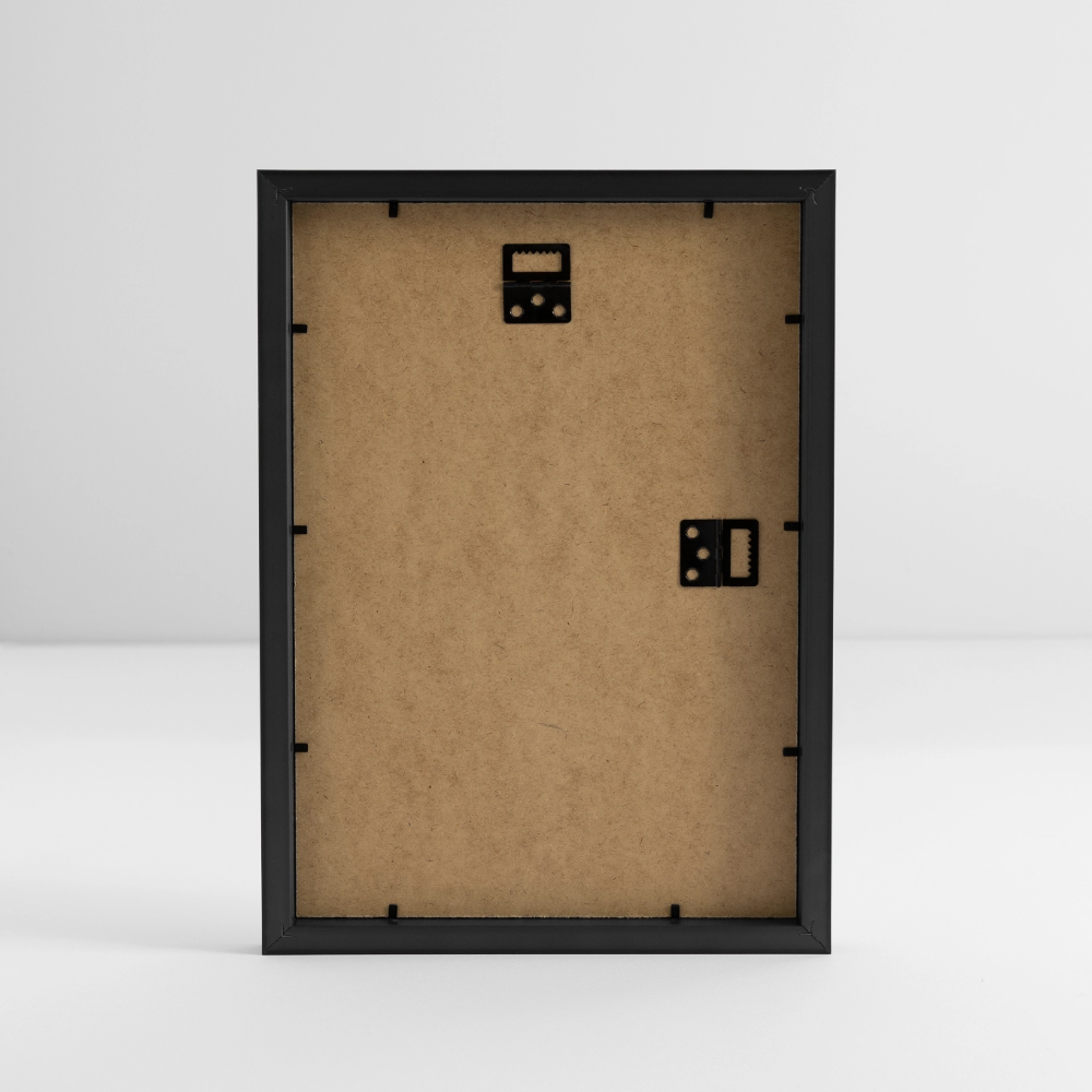 Yorkshire Terrier Wasserfarben Zeichnung Gerahmtes Poster (27 × 37 cm) - Schwarz