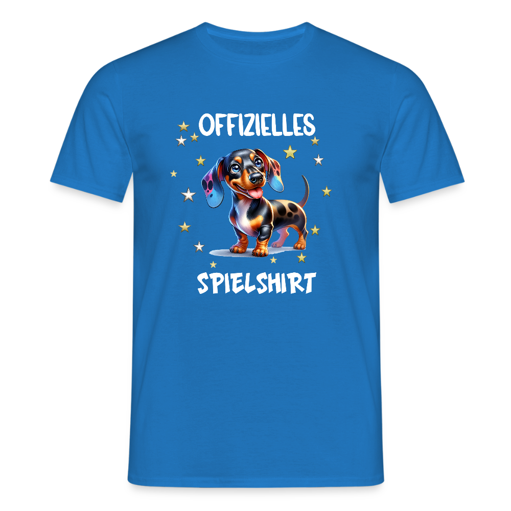 Offizielles Spielshirt Dackel Harlekindackel Männer T-Shirt - Royalblau