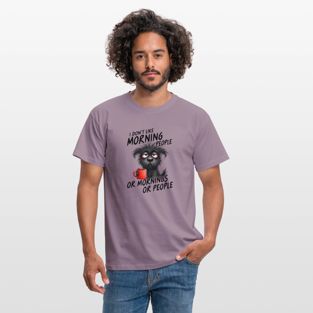 Männer T-Shirt - Lilagrau