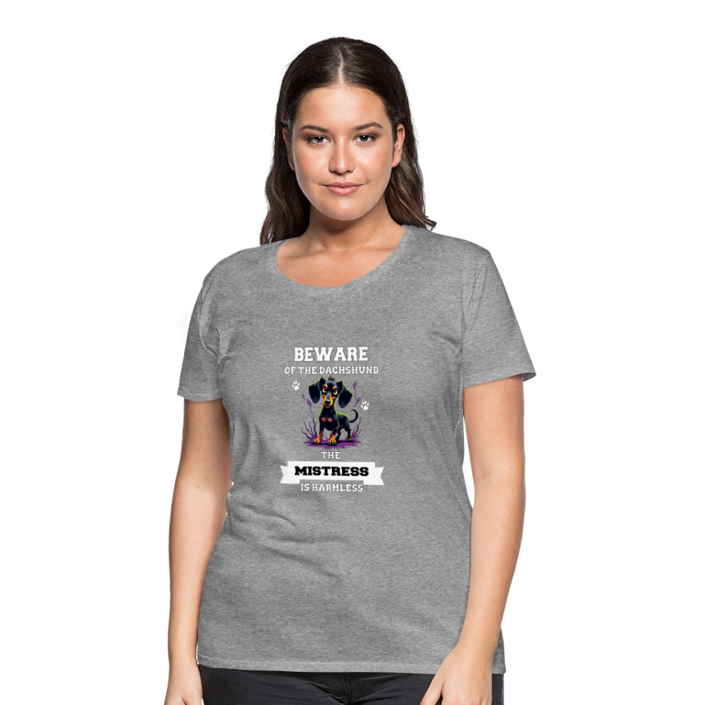 Frauen Premium T-Shirt - Grau meliert