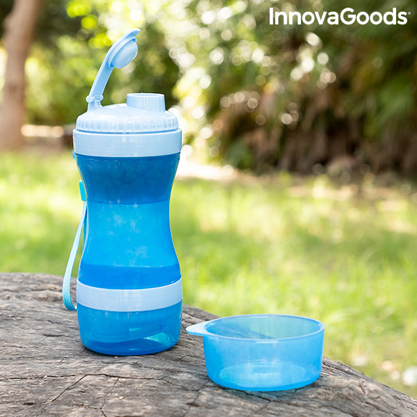 2-in-1 Flasche mit Wasser und Futter Bereich für Hunde / Pettap von InnovaGoods
