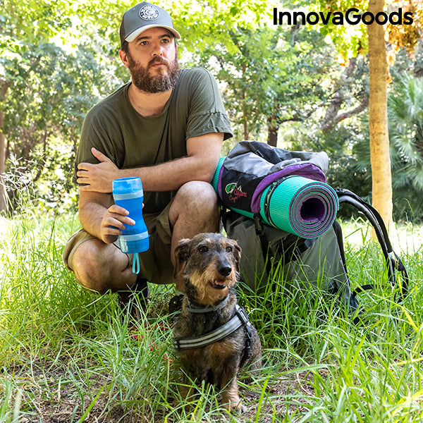 2-in-1 Flasche mit Wasser und Futter Bereich für Hunde / Pettap von InnovaGoods