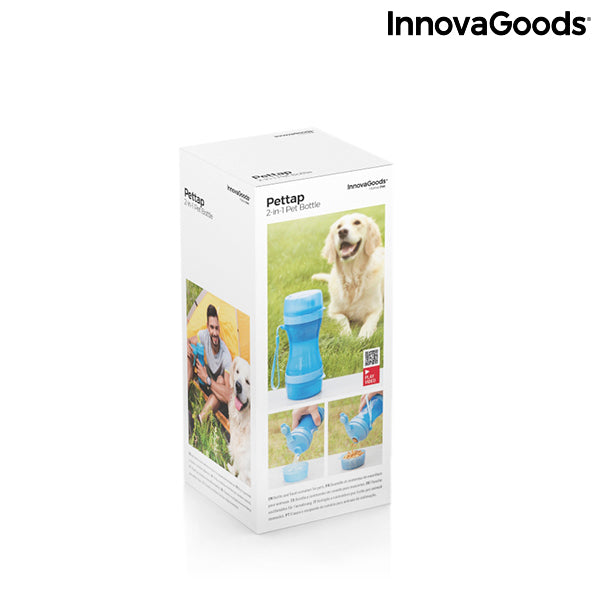 2-in-1 Flasche mit Wasser und Futter Bereich für Hunde / Pettap von InnovaGoods