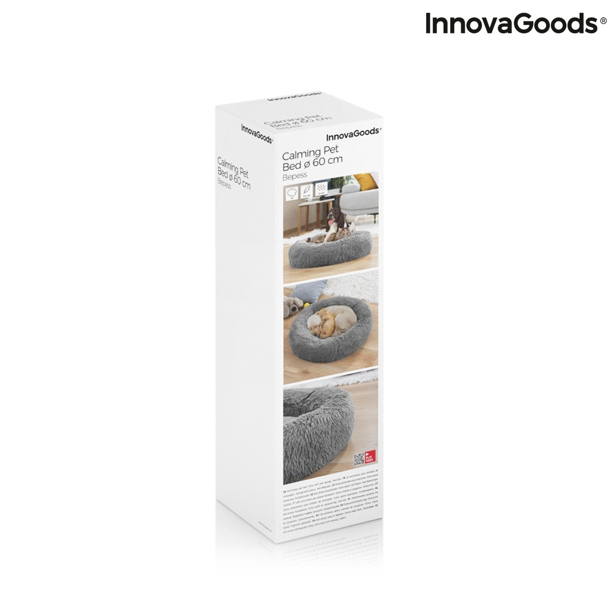 Anti Stress Hundebett / Hundepaltz Bepess von InnovaGoods Ø 60 cm
