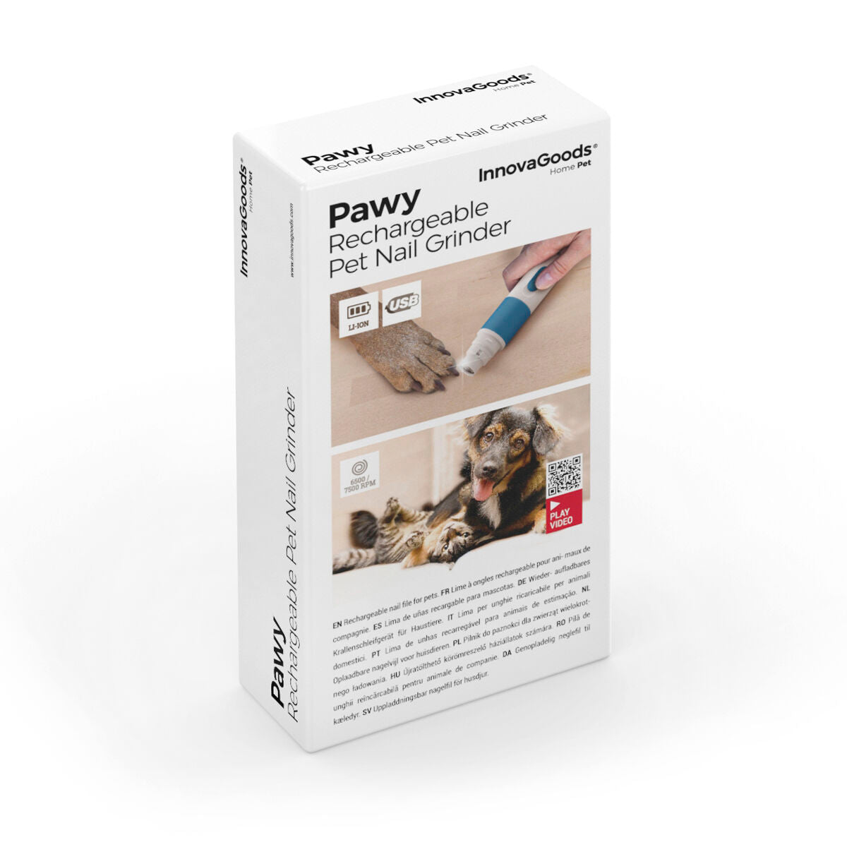 Elektrische Nagelfeile wiederaufladbar Pawy von InnovaGoods