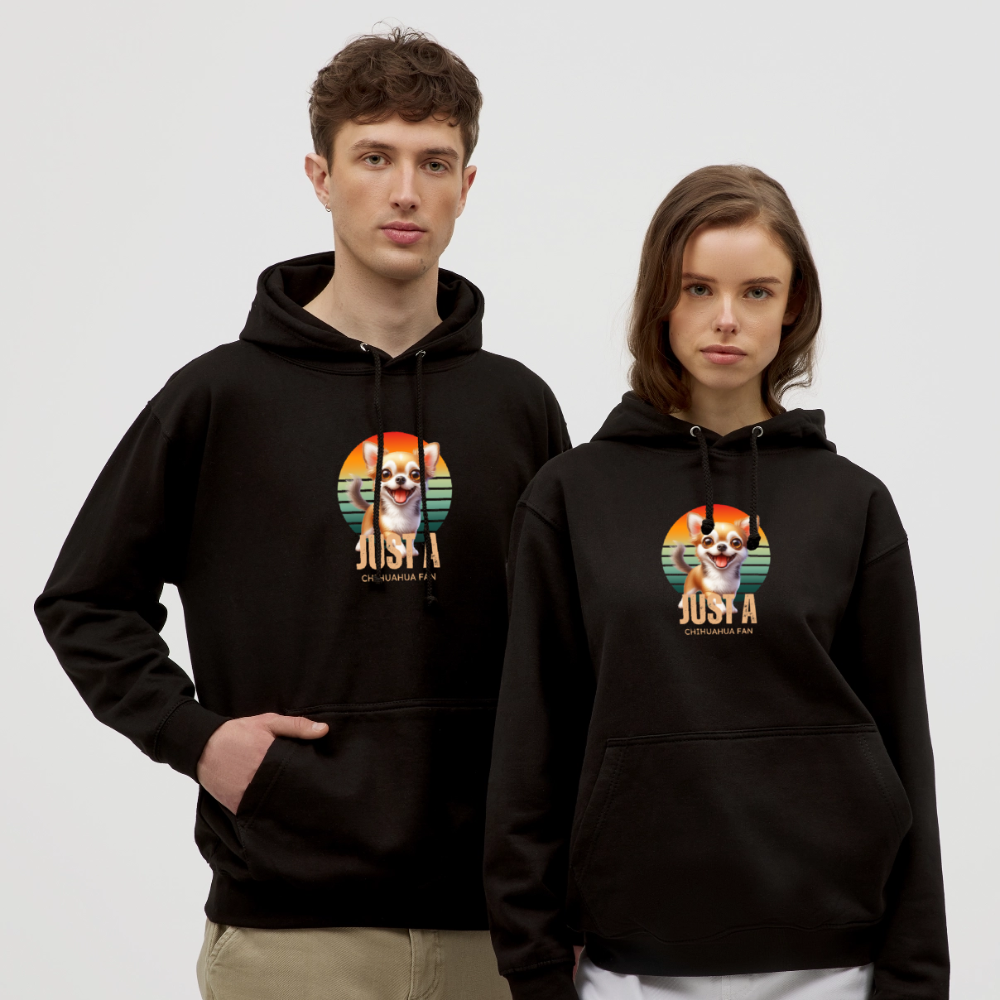 Just a Chihuahua Fan Unisex Hoodie - Schwarz