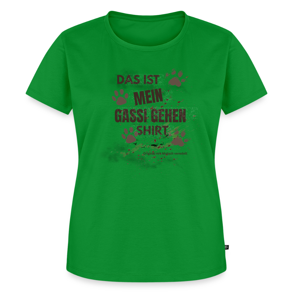 Das ist mein Gassi gehen Shirt Frauen  T-Shirt - Grün
