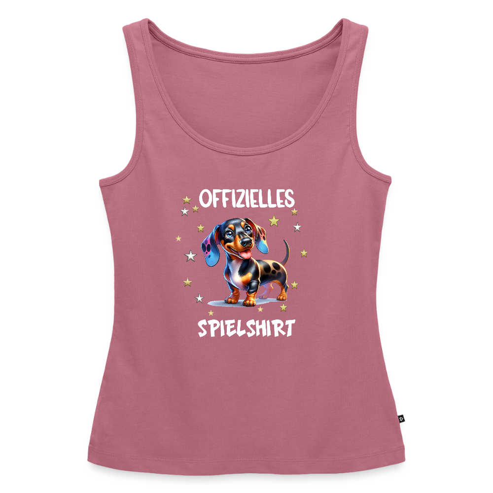 Offizielles Spielshirt Dackel Harlekindackel Frauen Premium Tank Top - Mauve
