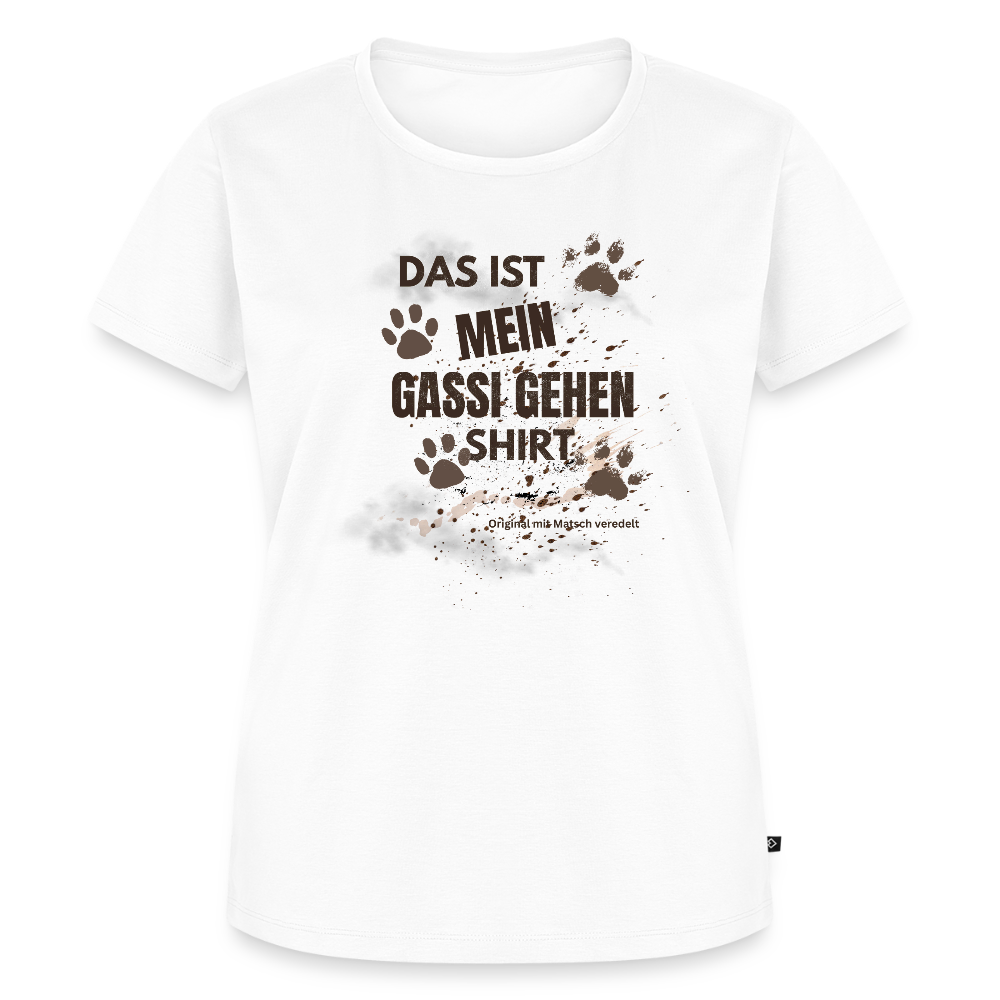 Das ist mein Gassi gehen Shirt Frauen  T-Shirt - Weiß