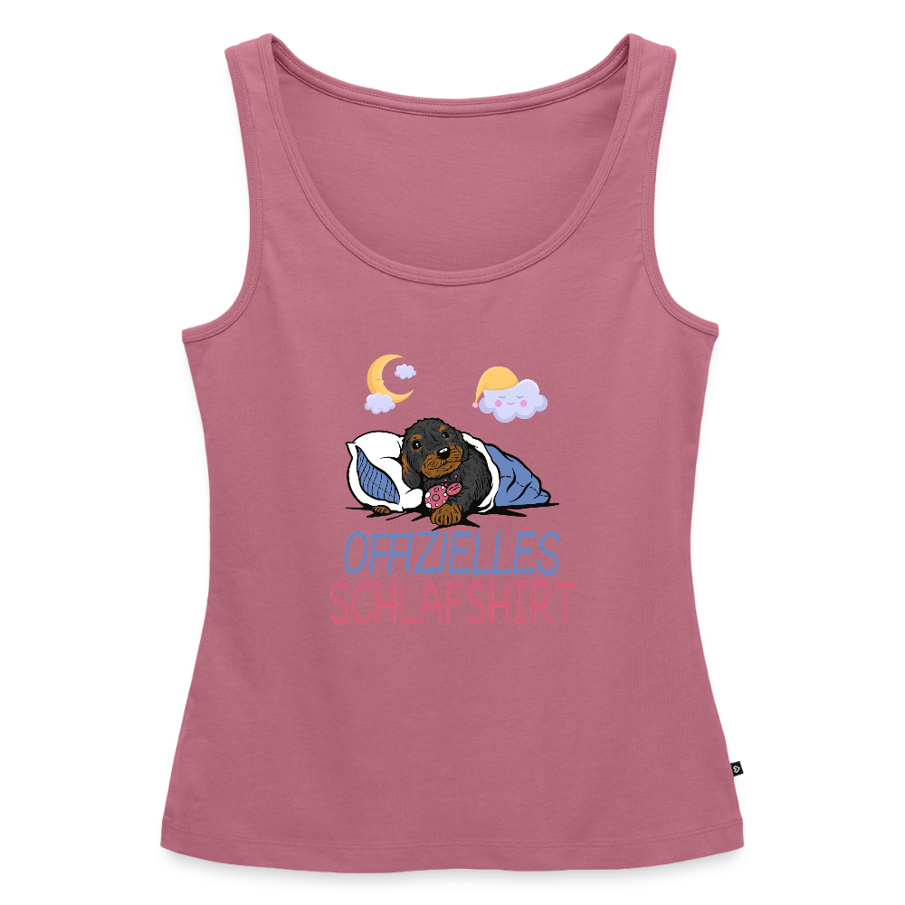 Offizielles Schlafshirt Rauhaardackel Frauen Premium Tank Top - Mauve