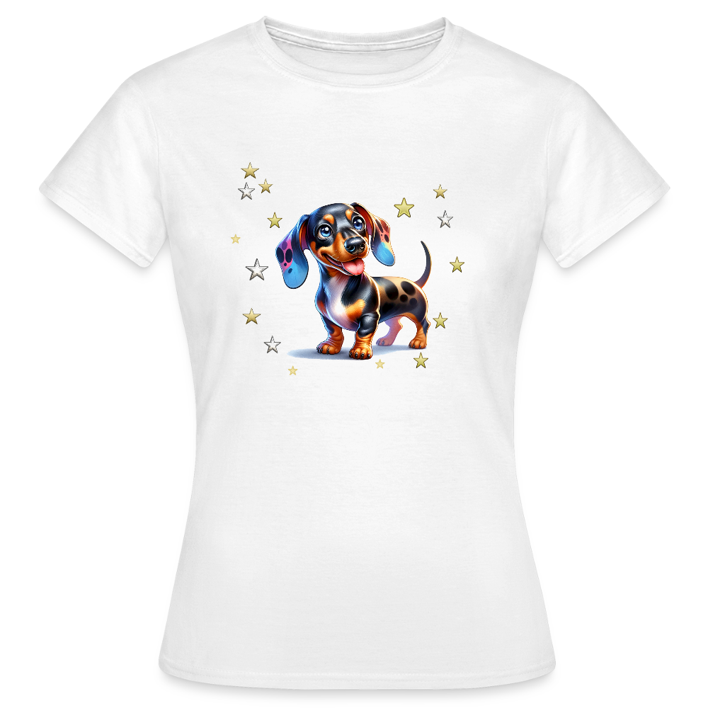 Offizielles Spielshirt Dackel Harlekindackel Frauen T-Shirt - Weiß