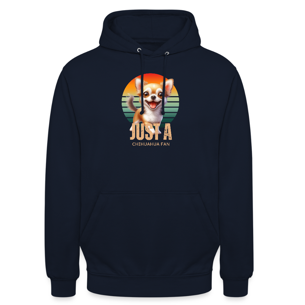 Just a Chihuahua Fan Unisex Hoodie - Navy