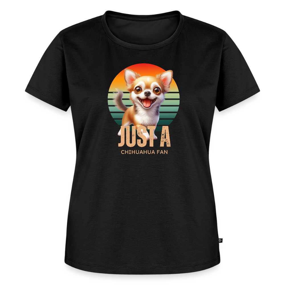 Just a Chihuahua Fan Frauen Premium T-Shirt - Schwarz