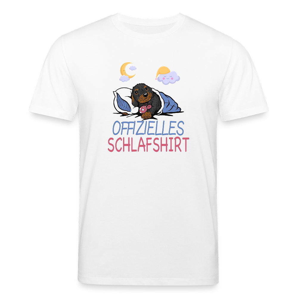 Offizielles Schlafshirt Rauhaardackel Stanley/Stella Unisex Bio-T-Shirt CREATOR - Weiß