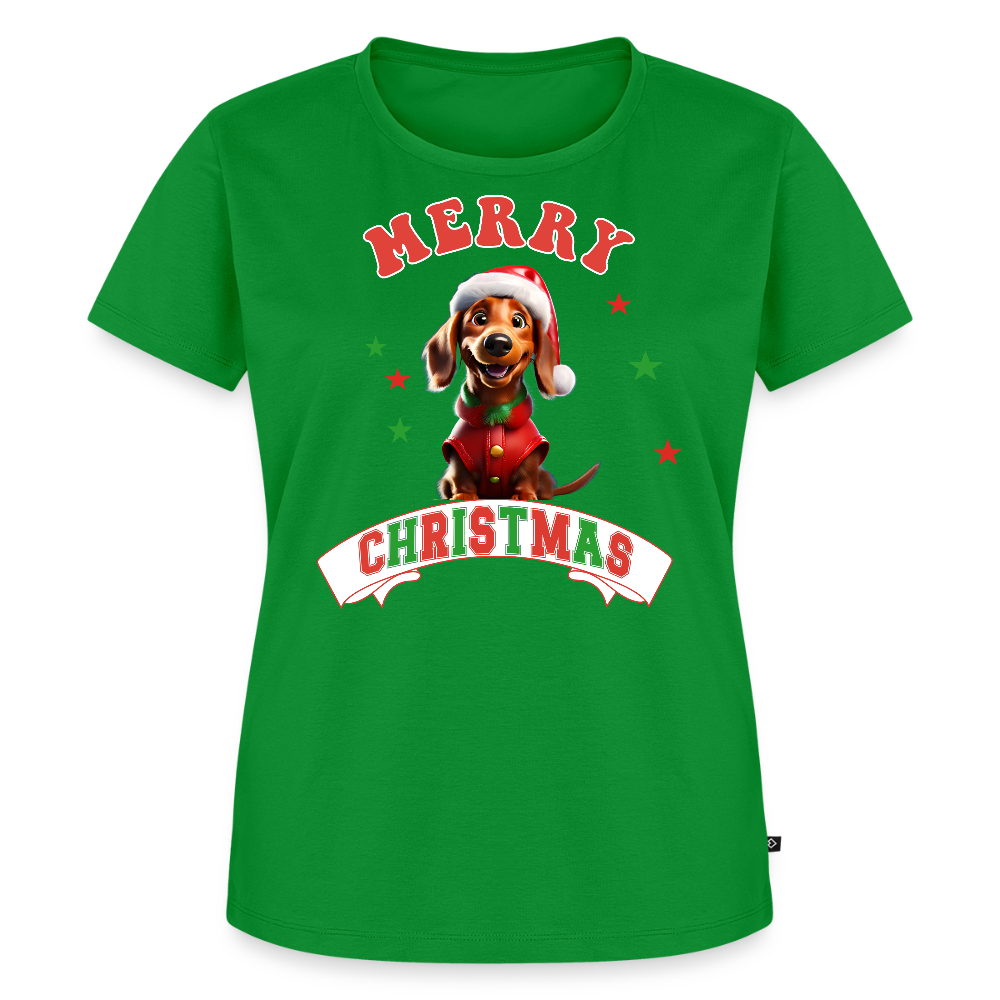 Merry Christmas – Dackel-Edition Frauen Premium T-Shirt - Grün