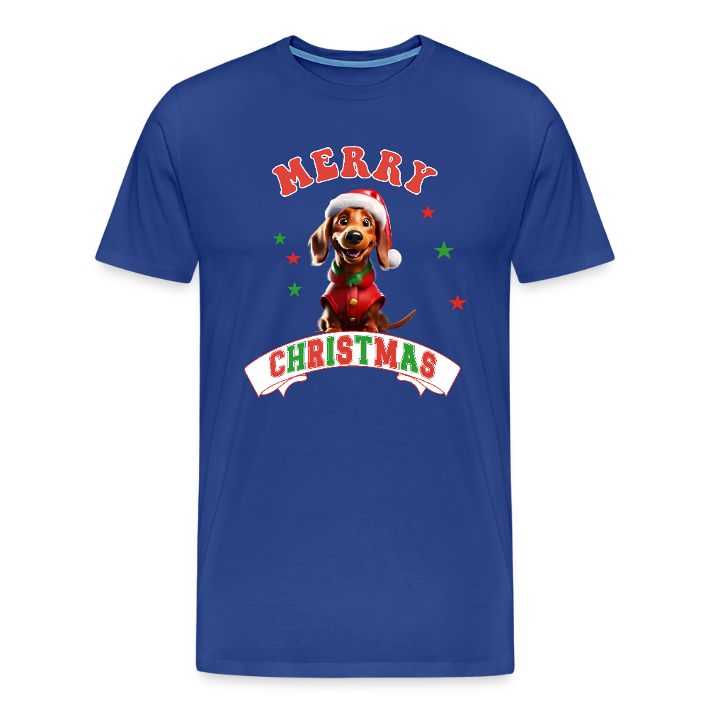 Merry Christmas – Dackel-Edition Männer Premium T-Shirt - Königsblau
