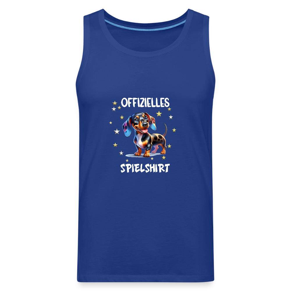 Offizielles Spielshirt Dackel Harlekindackel Männer Premium Tank Top - Königsblau