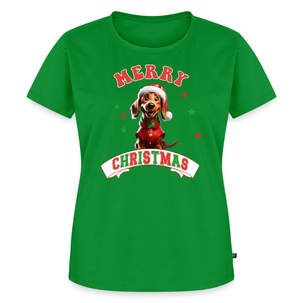 Merry Christmas – Dackel-Edition Frauen Premium T-Shirt - Grün