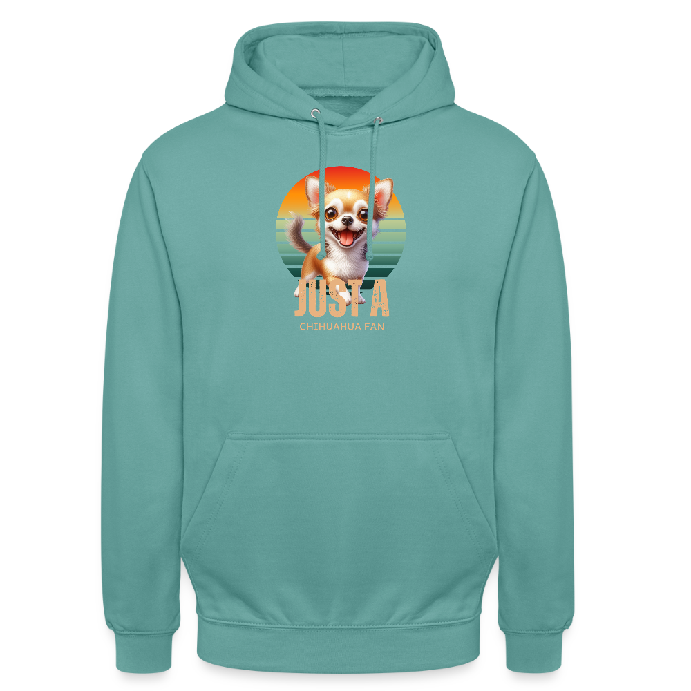 Just a Chihuahua Fan Unisex Hoodie - Pastelltürkis