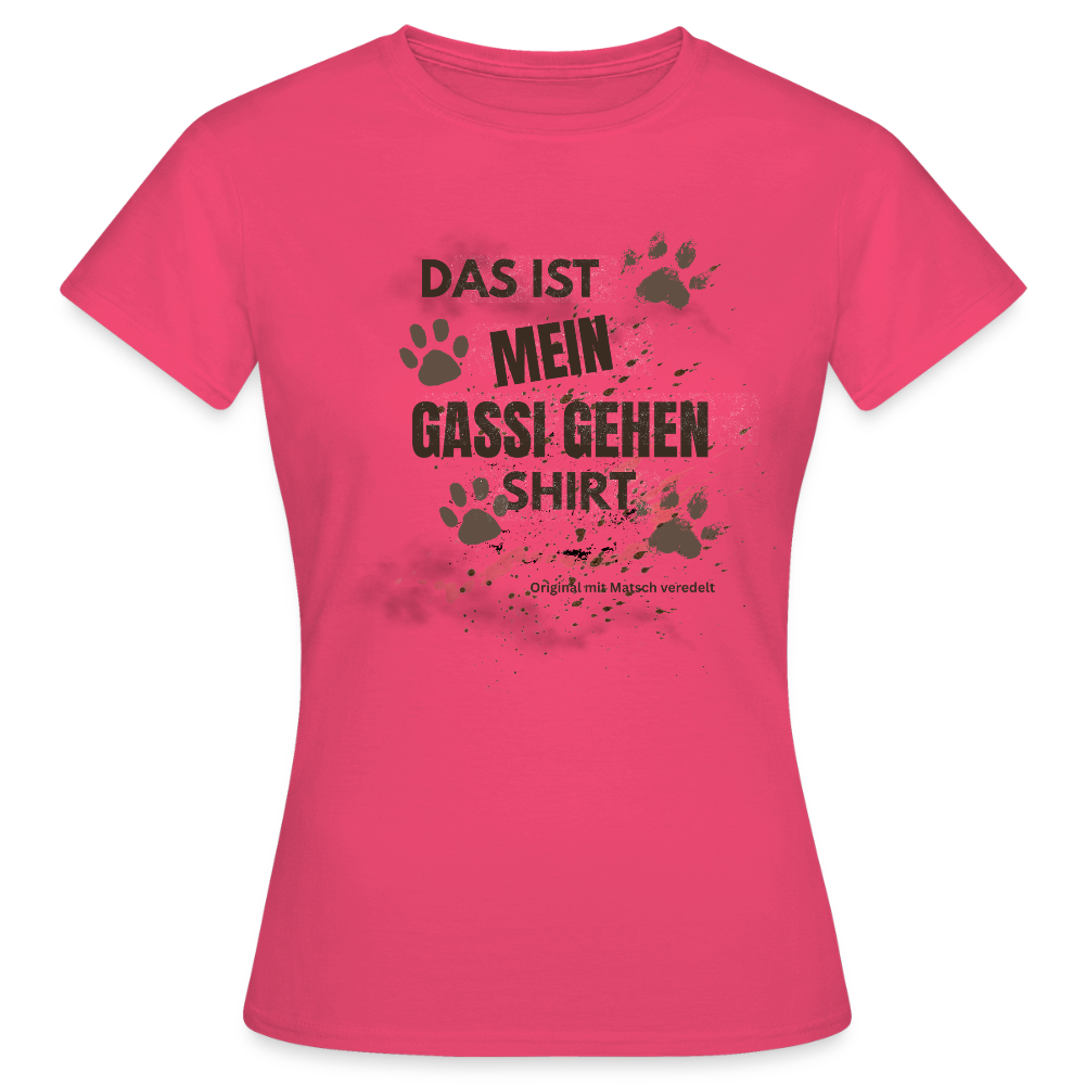 Das ist mein Gassi gehen Shirt Frauen T-Shirt - Azalea
