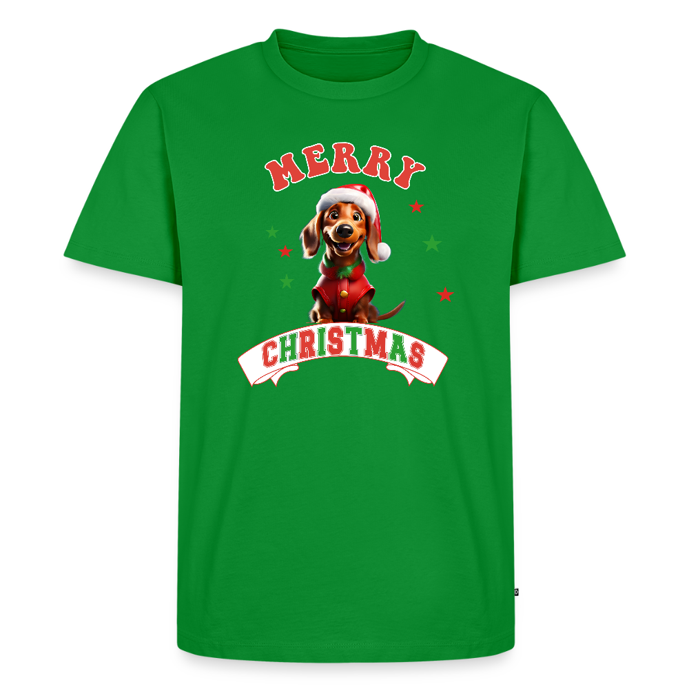 Merry Christmas – Dackel-Edition Männer Premium T-Shirt - Grün