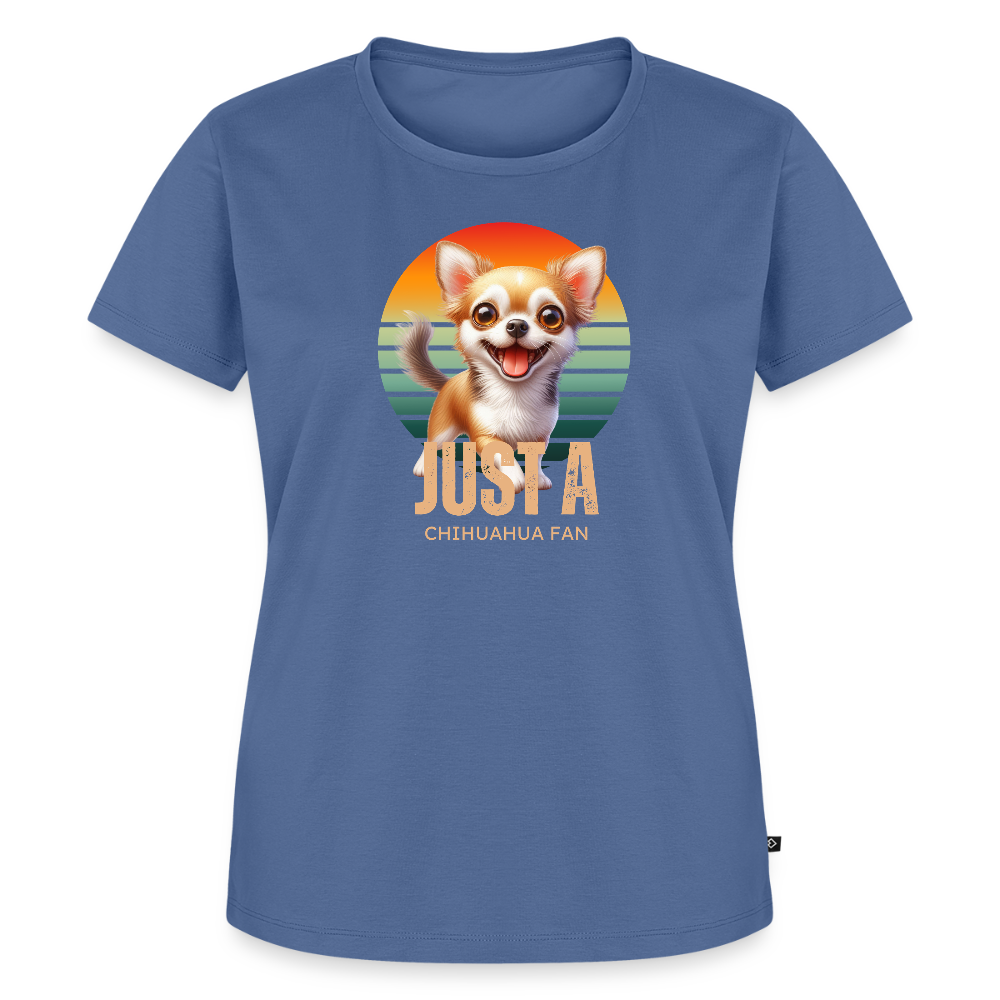 Just a Chihuahua Fan Frauen Premium T-Shirt - Taubenblau