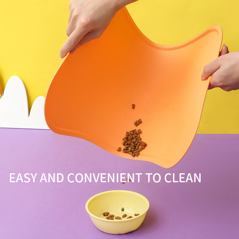 Rutschfeste Napfunterlage für Haustiere – Sauberkeit mit Stil!