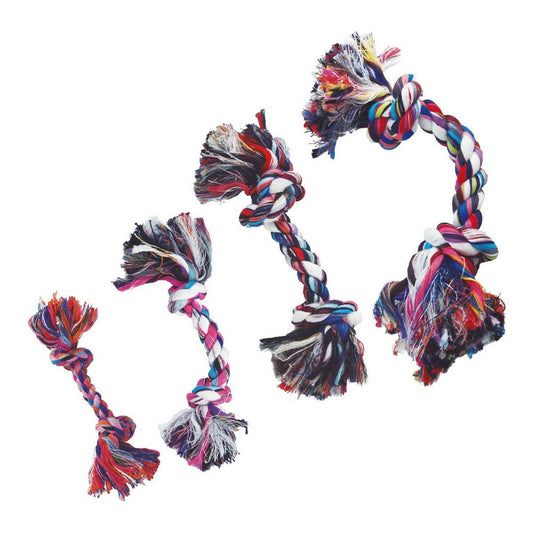 Hunde Kau Spielzeug Gloria Multicolour Knot Cotton (22 cm)